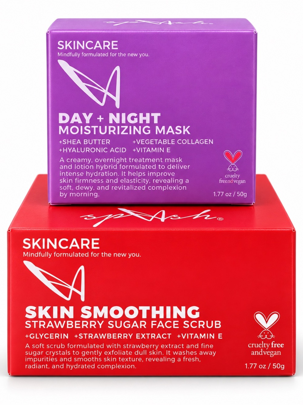 Splash Moisturizing Mask and Facial Sugar Scrub